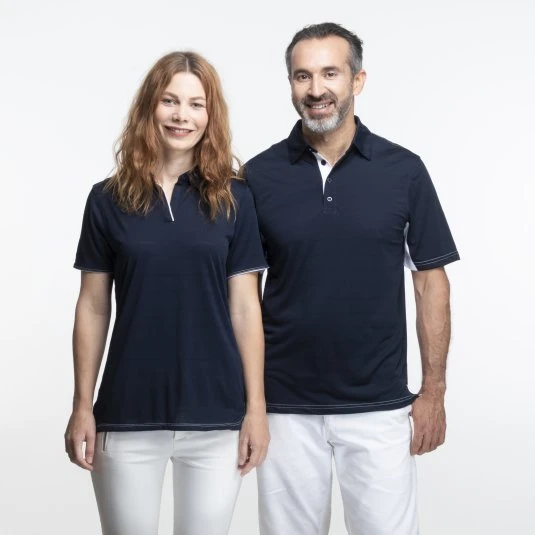 قميص بولو بقميص مزدوج مصنوع من القطن المحرّر بقمصان بولو بيضاء وقمصان رياضية قميص بولو يوغا للملابس الرجالية من نوع تي شيرت