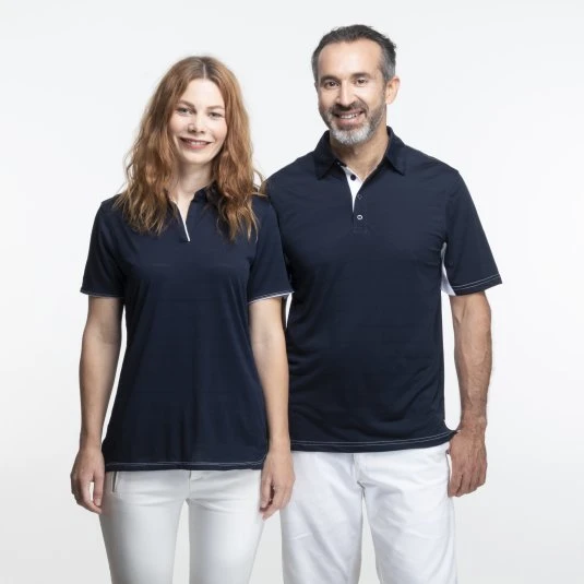 Camiseta Polo Mercerized doble blanco de algodón camisetas polo de negocios de ropa deportiva Hombres camiseta Polo de Yoga de prendas de vestir prendas de vestir