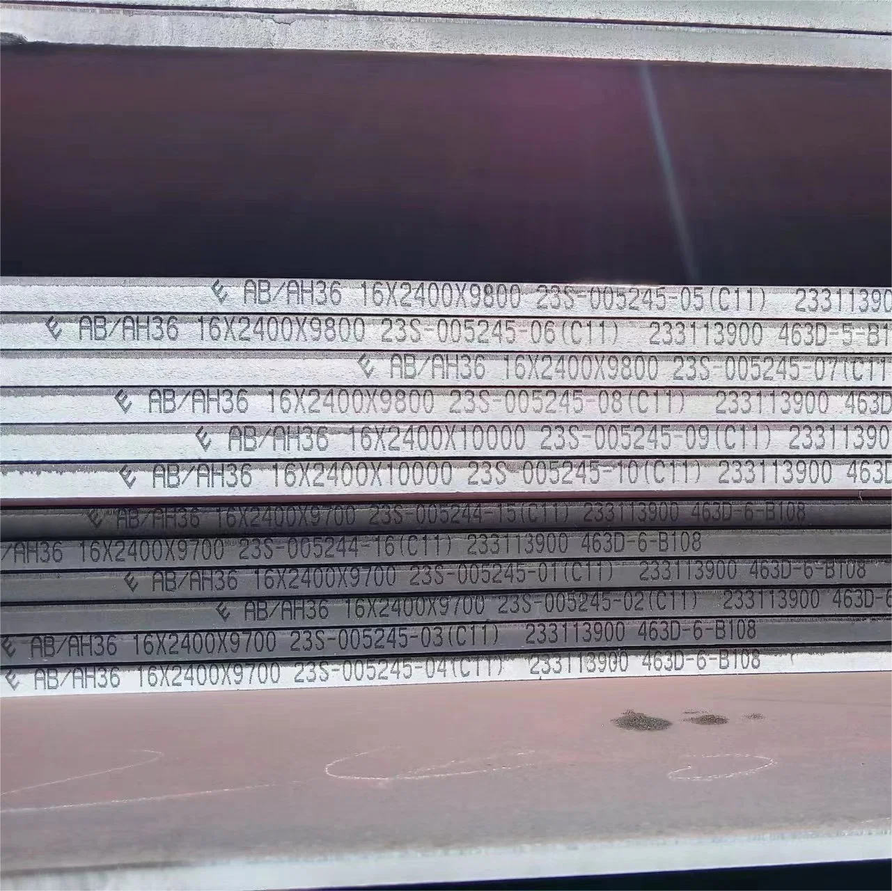 Factory Supply Marine Steel Plate ABS CCS BV Rina Dnv Grade Certified Shipbuilding Steel Plate Ah32 Ah36 Dh36 Eh36 Hot Rolled Carbon Ship Building Steel Plate