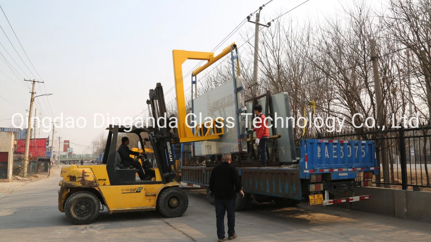 New Style Forklift Truck Crane Arm Equipment/Glass Loading$Unloading Forklift Attachment