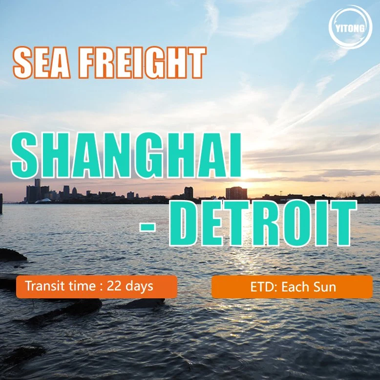 Frachtschiff Preis Seefracht Drop Ship Guangzhou Warehouse Shipping Zollabfertigung der Handelsstelle Seefracht von Xiamen nach Detroit