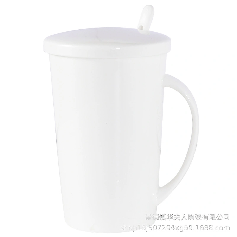 Pure Bone China Mug Milk Cup Tea Cup High Temperature Resistant Microwavable Water Cup Office Meeting Coffee Cup Milk Tea