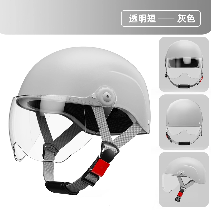 High quality/High cost performance and Inexpensive Multiple Colour Electric Motorcycle Helmet Men and Women Summer Sunscreen Battery Car Lightweight Factory Wholesale/Supplier Safety Helmet