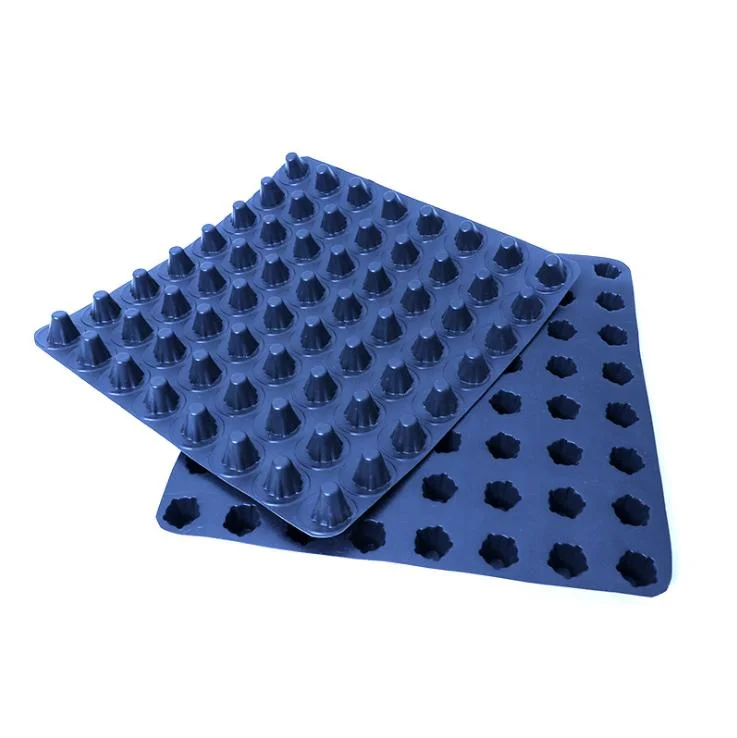 HDPE Water Impounding Waterproof Roof Garden Dimple Drainage Board with Geotextile