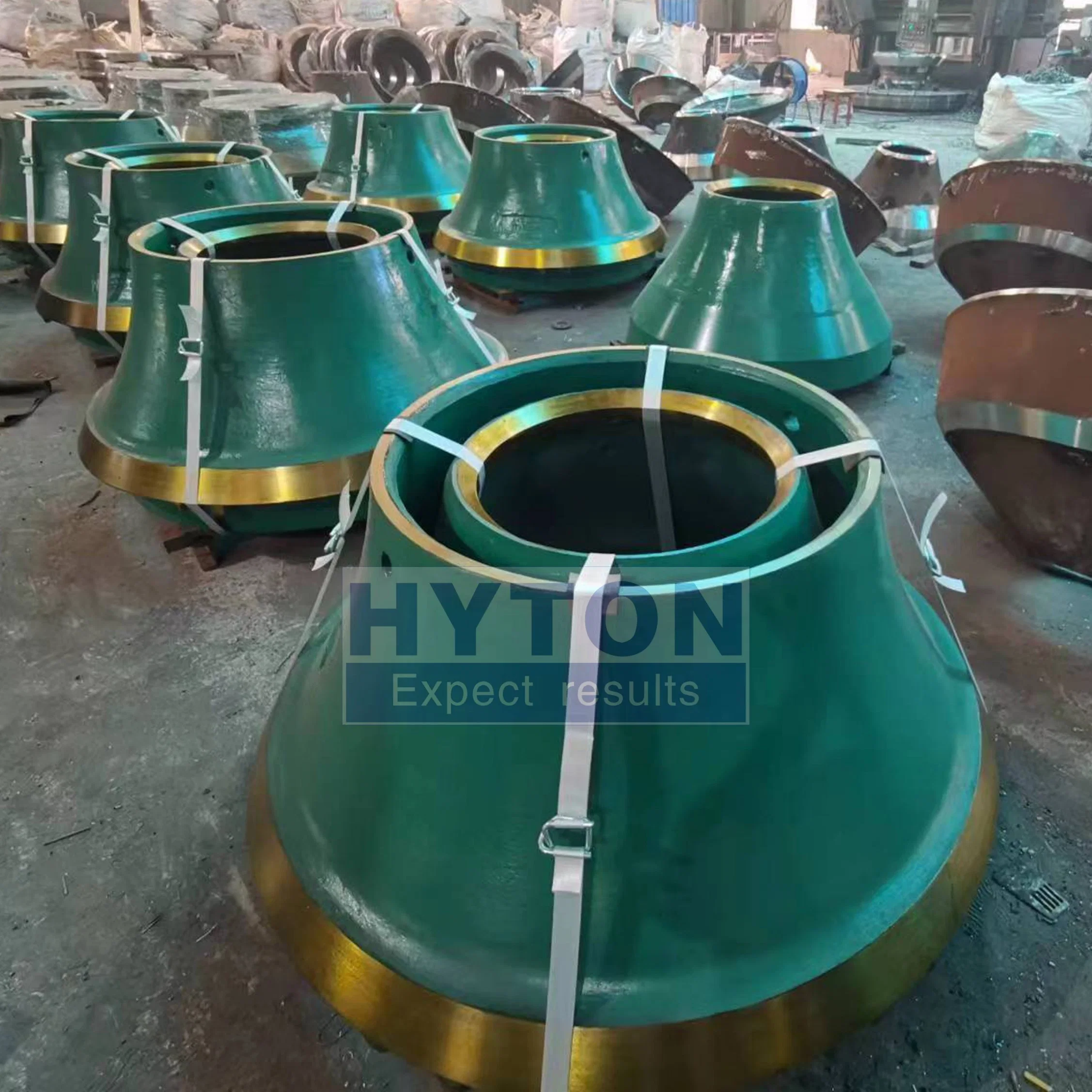 Piezas de desgaste de la máquina de minería Mantel Concave Bowl Liner Casting Suit CH440 CS440 H4800 S4800 Crusher Cono