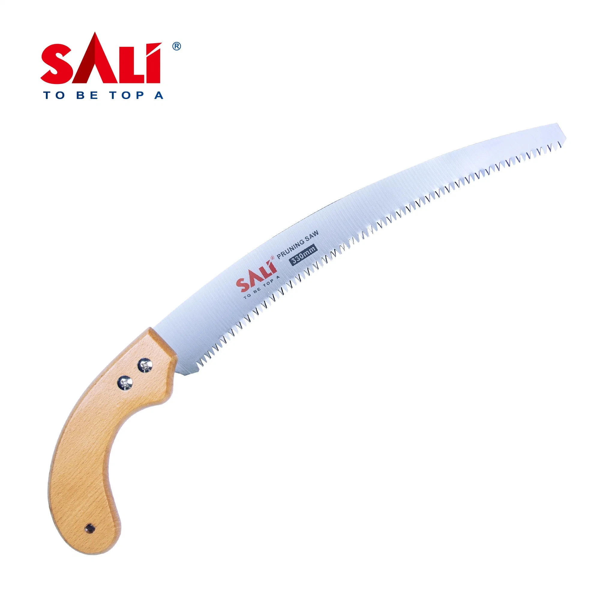 Sali 330mm 65#Mn Acero mango de madera Herramientas de mano profesionales Pruning VI