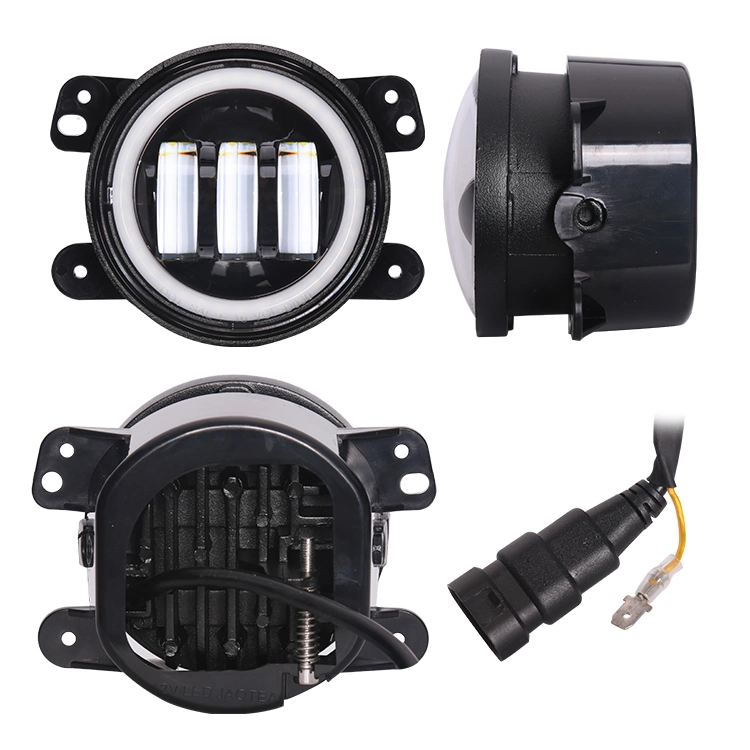 Jeep Wrangler 4 pulgadas, faros antiniebla LED