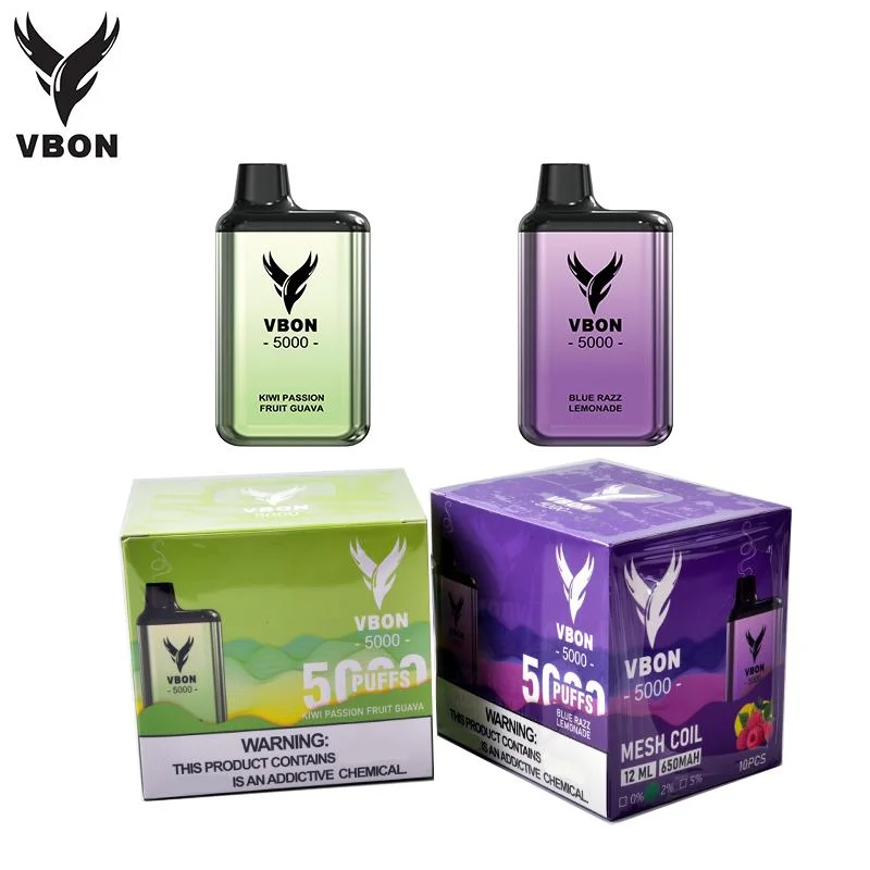 Vbon E Juice Mesh Coil 5000 Puffs Cigarette Electric Pod Puff