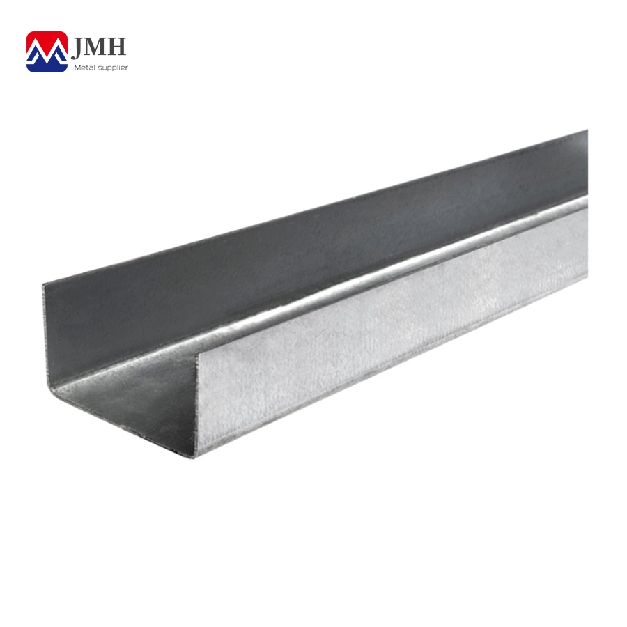 Laminado en Caliente A36/SS400/P235/norma JIS Ms/carbono galvanizado o inoxidable recubierto de zinc/ canal de la sección de perfil de acero