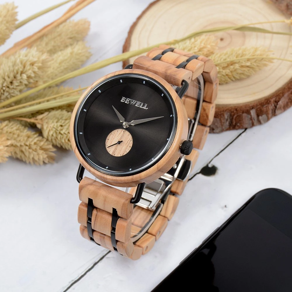 China Fábrica Relojes de Madera de Bambú Las 10 Mejores Marcas de Relojes Persona de Negocios Mejor Elección Tienda en Línea Reloj de Madera