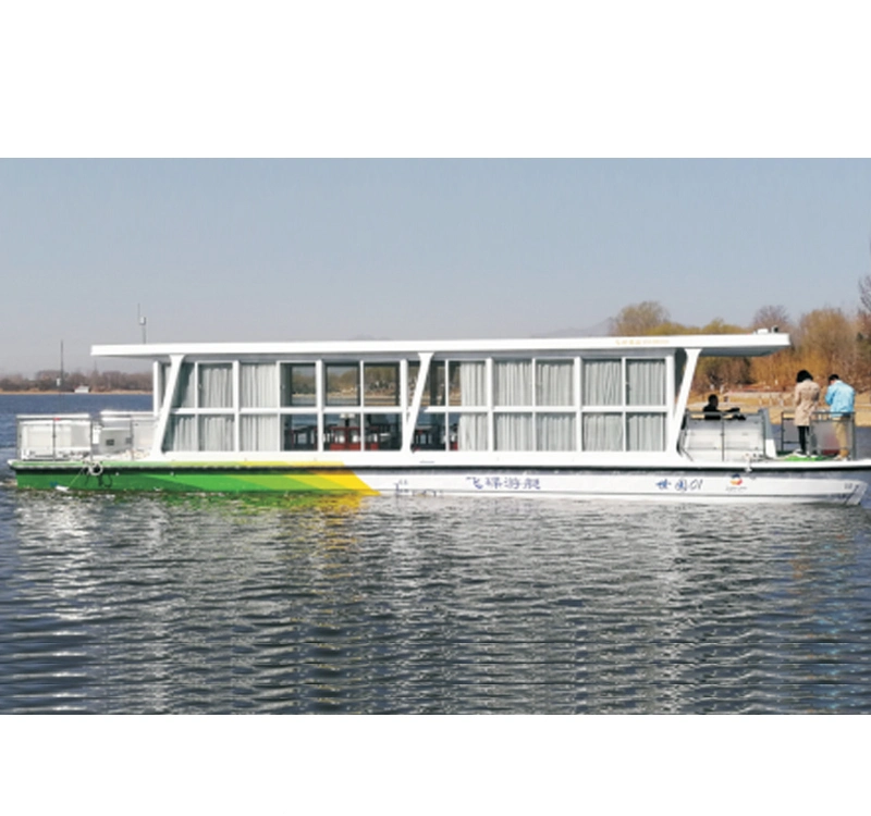 Original Factory 16.8m Catamaran Fiberglass Sightseeing Boat