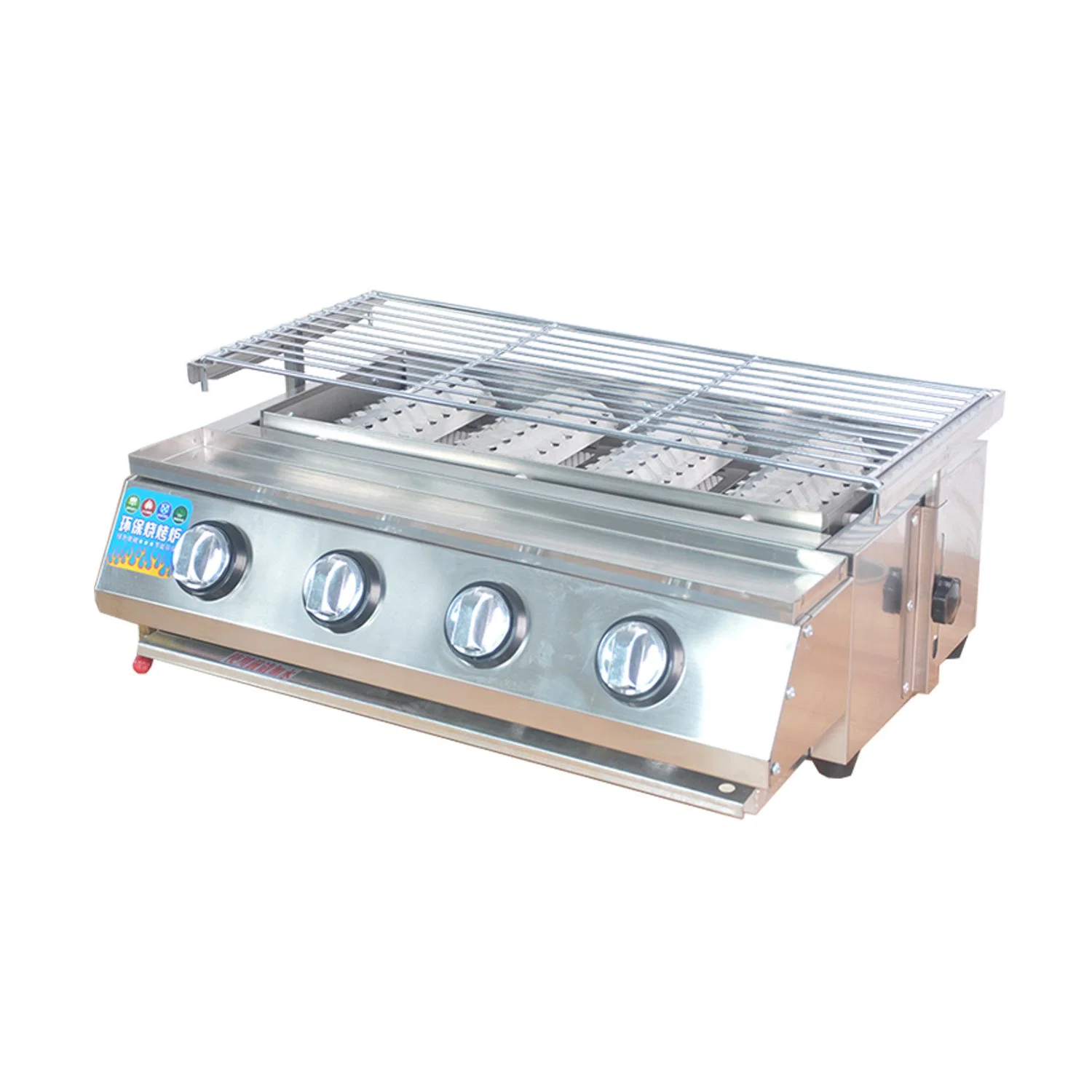 Modern Style Energy Saving Counter Top Commercial Gas Grill BBQ