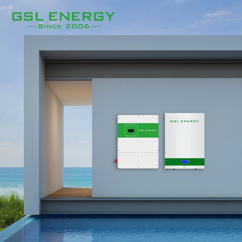 GSL Energy US Version with MPPT Controller Split Phase High (إصدار GSL Energy US) الفولتية 80-400 فولت المحول الهجين بجهد 12 كيلو واط لنظام التخزين المنزلي