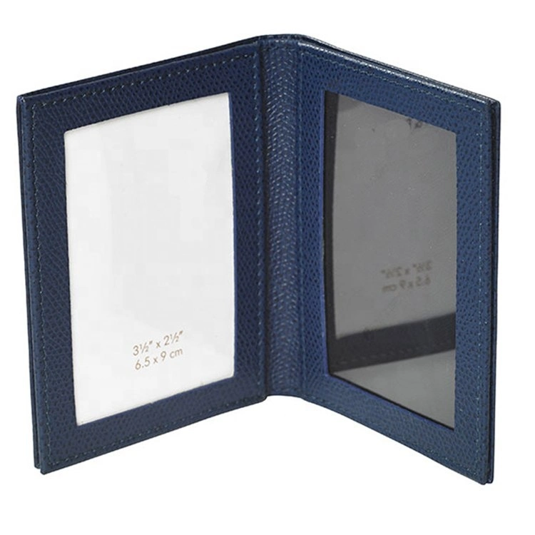 Handmade PU Holder Faux Leather Photo Picture Frame