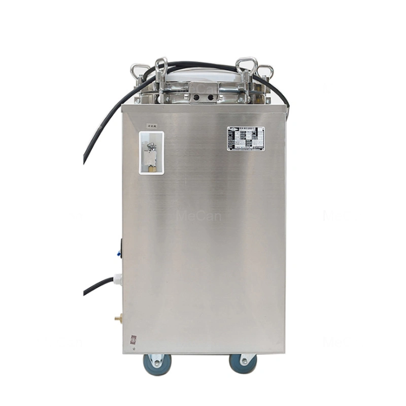 precio de fábrica de acero inoxidable Mecan esterilizar en autoclave Vertical Esterilizador a vapor para médicos de la máquina