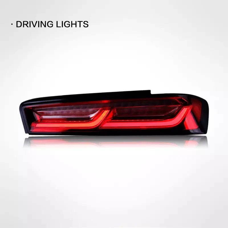 Manufacturer for Car Tail Lamp for Camaro Taillight 2016 2017 for Camaro Back Lamp with Moving Signal+DRL+ Reverse light Auto Lamp