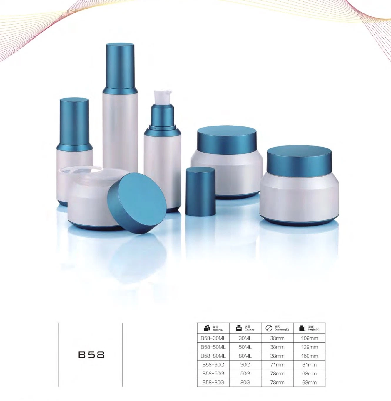 Wholesale Glass Cosmetic Bottle Purple Glass Cosmetic Bottle and Jar Skin Care Set Packaging Have Stock