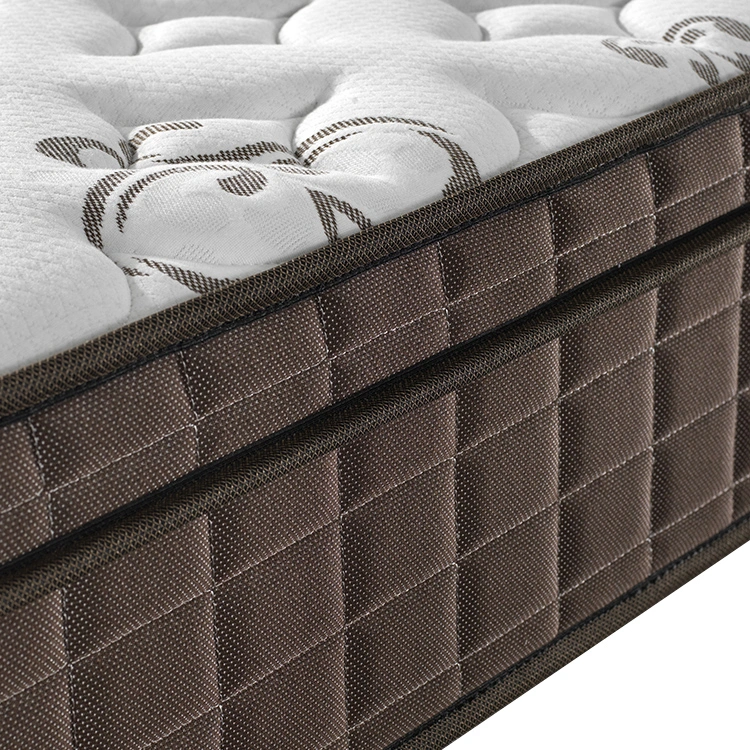 New Design Best Quality High Density Soft Foam Pocket Spring Fireproof Mattress Beds for Good Sleep