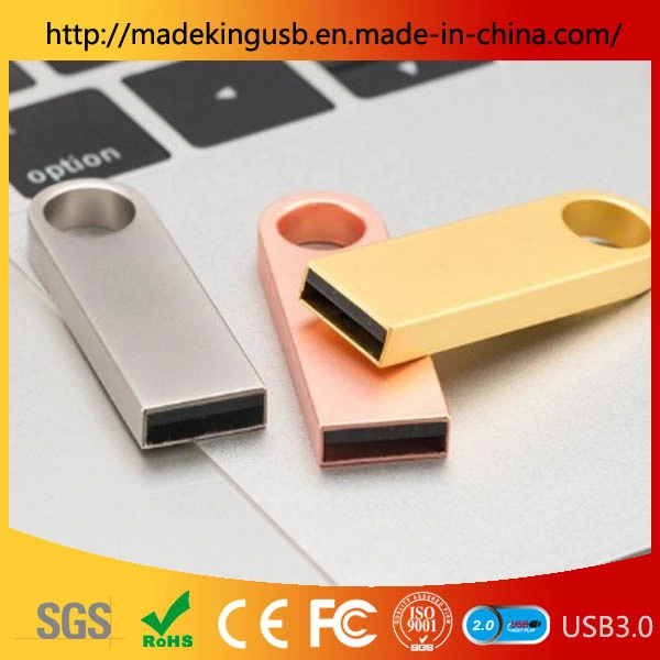 Classic Waterproof Metal USB Stick /USB Key Factory Free Laser Engraving Logo