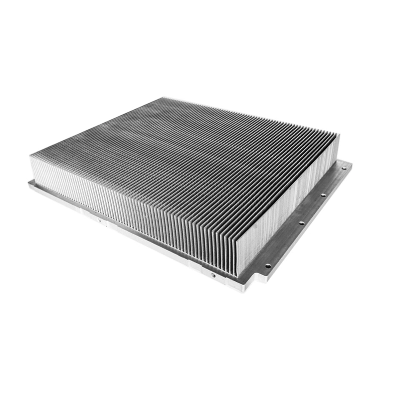 Large Aluminum Skiving Fin Heatsink for Power System