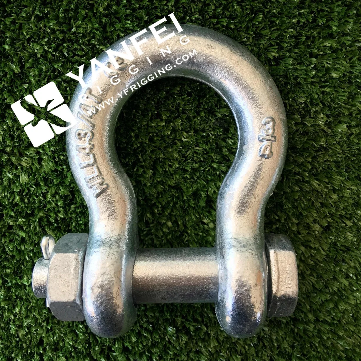 Rigging Hardware Us Type G2130 Bow Shackle with Safety Pin