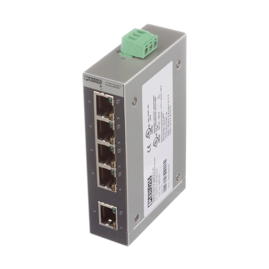 Brand-New Phoe-Nix-2891001 Industrial-Ethernet Switch-5 Port Unmanaged-24VDC FL Switch-Sfnb Series Good-Price