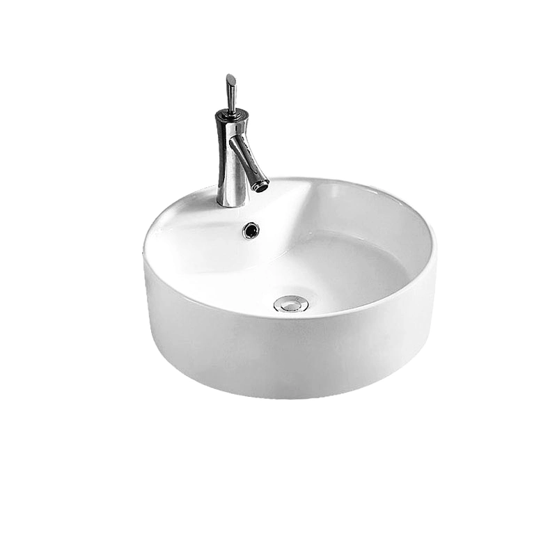 Counter Top Grade Tap Hole Bathroom Basin Sink Ceramic Wash Basin