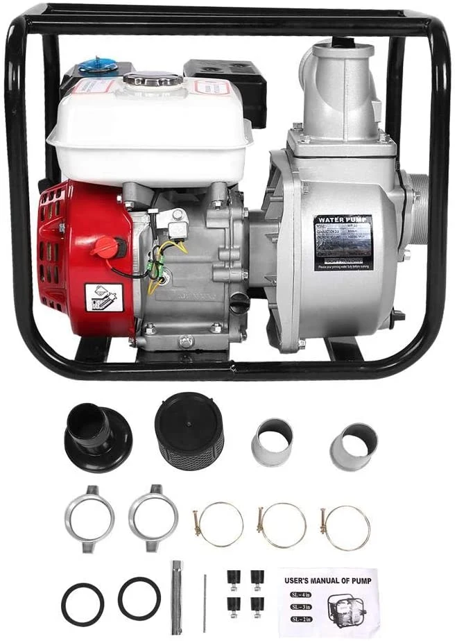 4-Stroke 6.5HP Engine Agricultural Irrigation Gasoline / Petrol Power Smart Water Pump (WP30X)