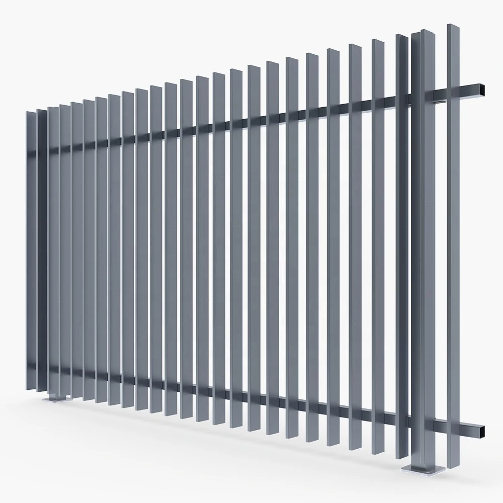 Aluminium Fence Products Customized Design Powder Coating Surface