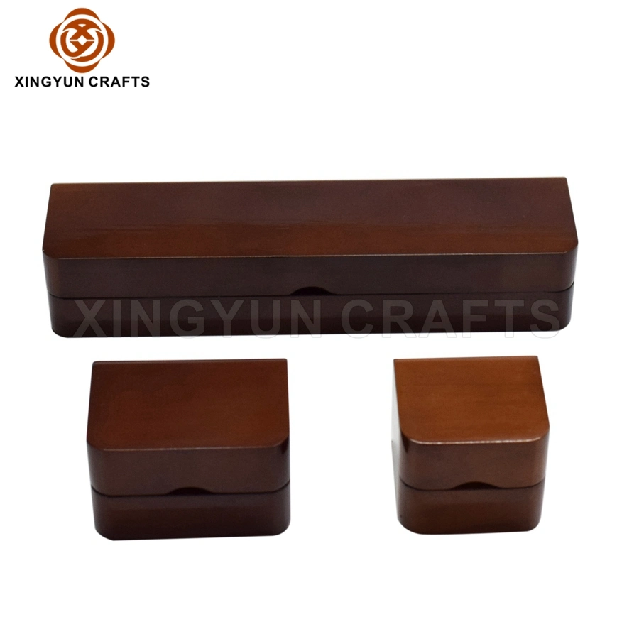 Luxury Brown Glossy Painting Wooden Display Box Customzied Wood Watch Box Coin Box Medal Box Wine Box Cigar Box Tea Box