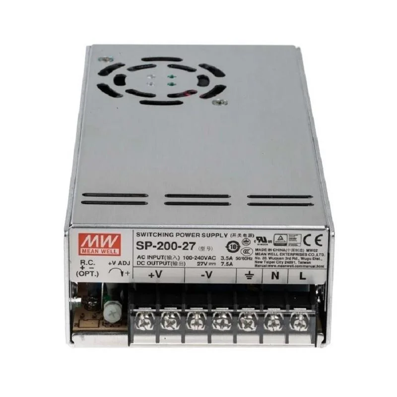 New-Original Mean-Well-Sp-200-27 Enclosed Power-Supply with-Pfc Embedded-Switch Mode-SMPS 27VDC-7.5A 202.5W Good-Price
