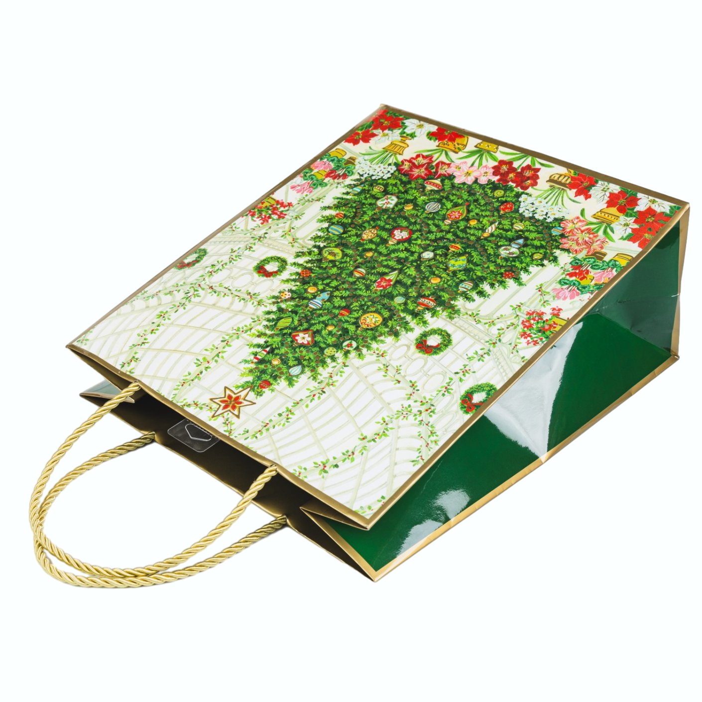 Green Colors Christmas Gift Bag for Gifts and Decorations