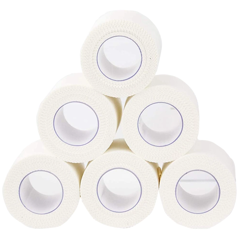 Hospital Use CE Approved Skin Color Plastic Core Medical Adhesive Silk Tape