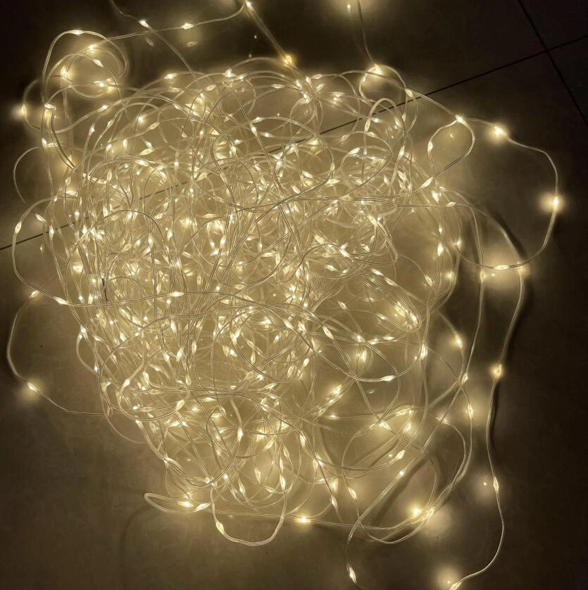 Outdoor Indoor Christmas Lighting Fairy Lights Mini Size 20m 50m Holiday Decoration LED String Light with Factory Low Prices