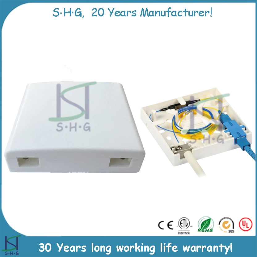 Preço de fábrica Secretária de 86 tipos, tomada de fibra óptica FTTX FTTH Caixa de terminais de fibra óptica (FTB-D01)