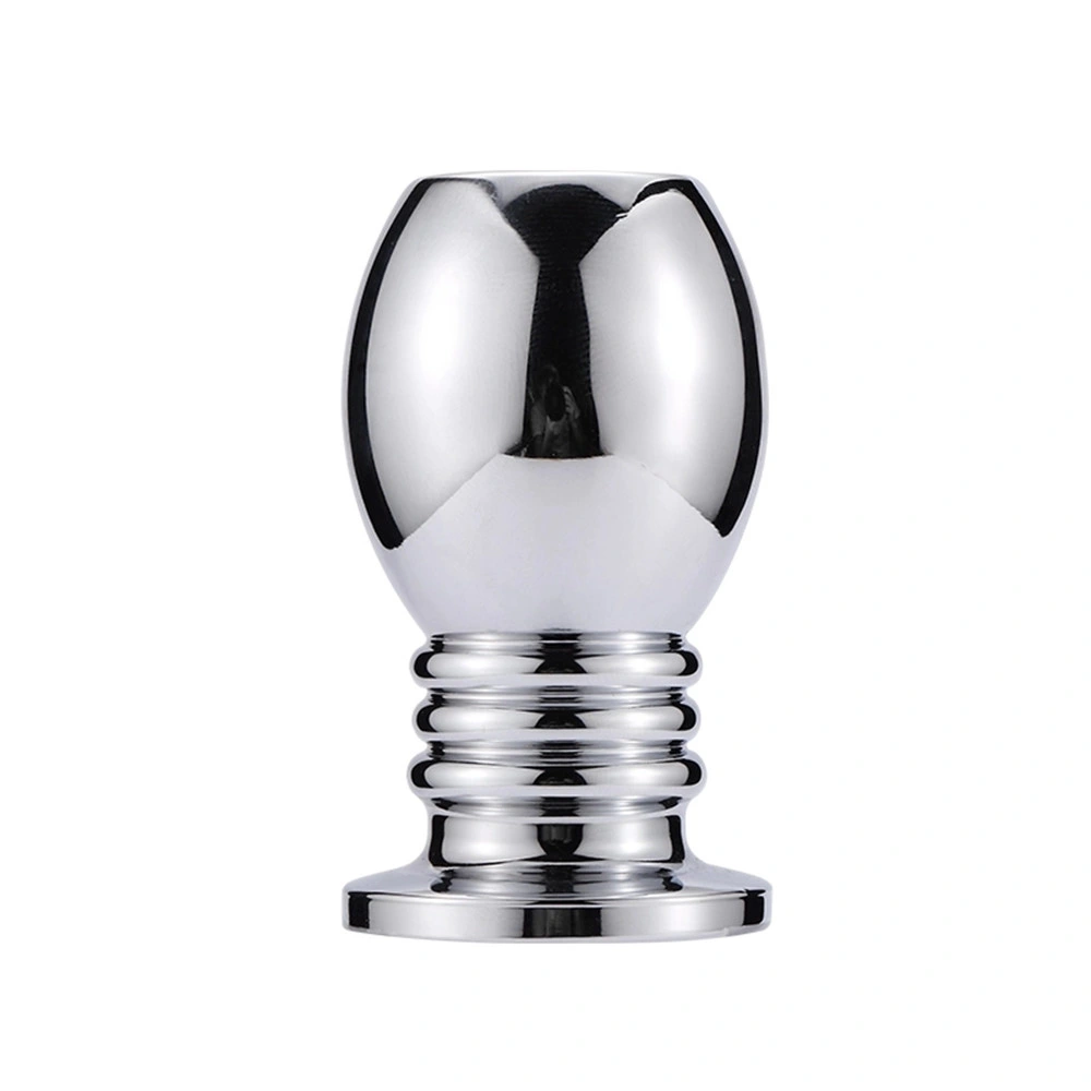 Hot Sale Hollow Anal Butt Plug Screw Silver