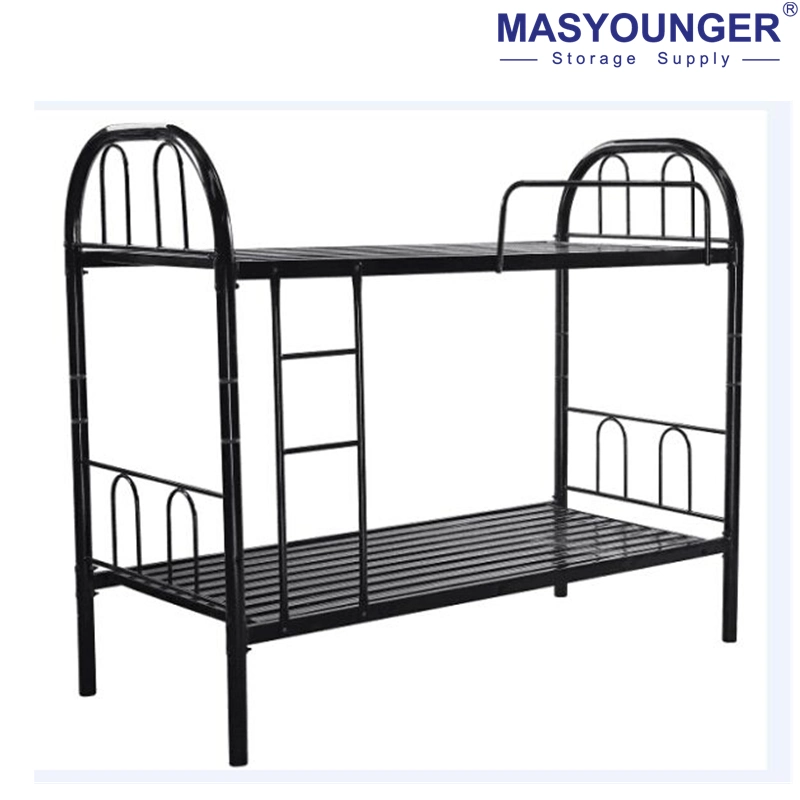 أثاث المدرسة / غرفة النوم مهجع من الصلب سرير مزدوج طي الإطار المعدني بطابقين سرير