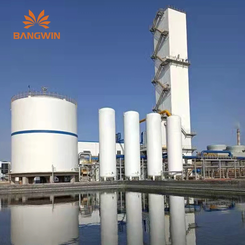 Bangwin Factory Price Industrial Gran capacidad médica bajo consumo de energía Separación criogénica de aire planta de oxígeno líquido/nitrógeno líquido