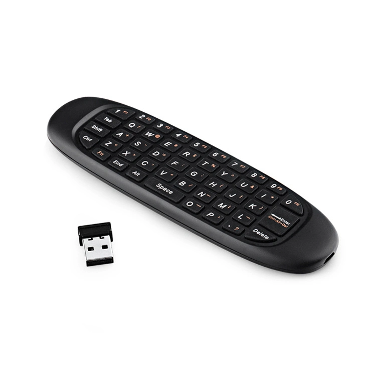 2,4G Wireless Air Fly Mouse C120 Mini USB Fernbedienung C120 Wireless Keyboard für Android TV Box und Mini PC