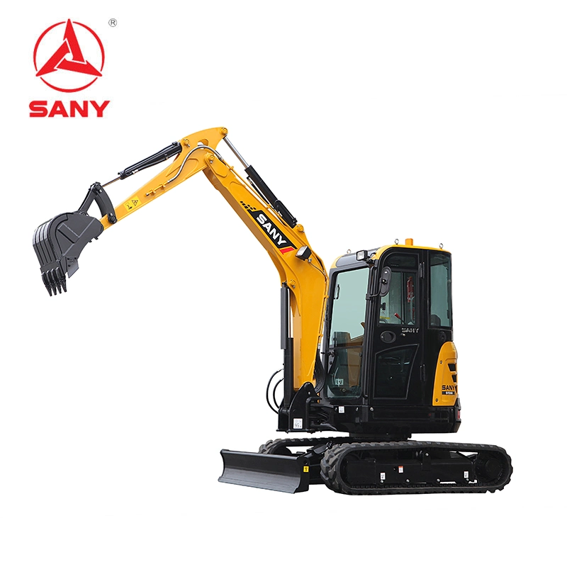 SANY Sy35 Nuevo Mini Digger hidráulico pequeño Tamaño Mini Excavadora oruga con oruga de caucho