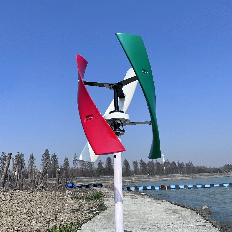 High Efficiency 400W/500W/600W/800W 12V/24V Vertical Wind Turbine System Generator for Home