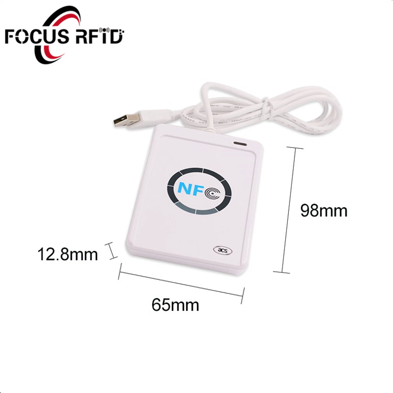 13.56MHz Hf NFC Controlador de acceso a la tarjeta de lector RFID para USB de tarjetas inteligentes