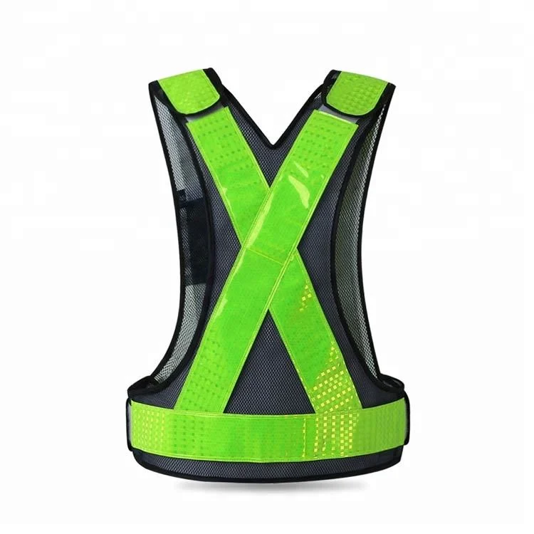 Manufacturer Wholesale/Supplier Hi Vis LED Reflective Traffic Sash Safety Elastic Belt