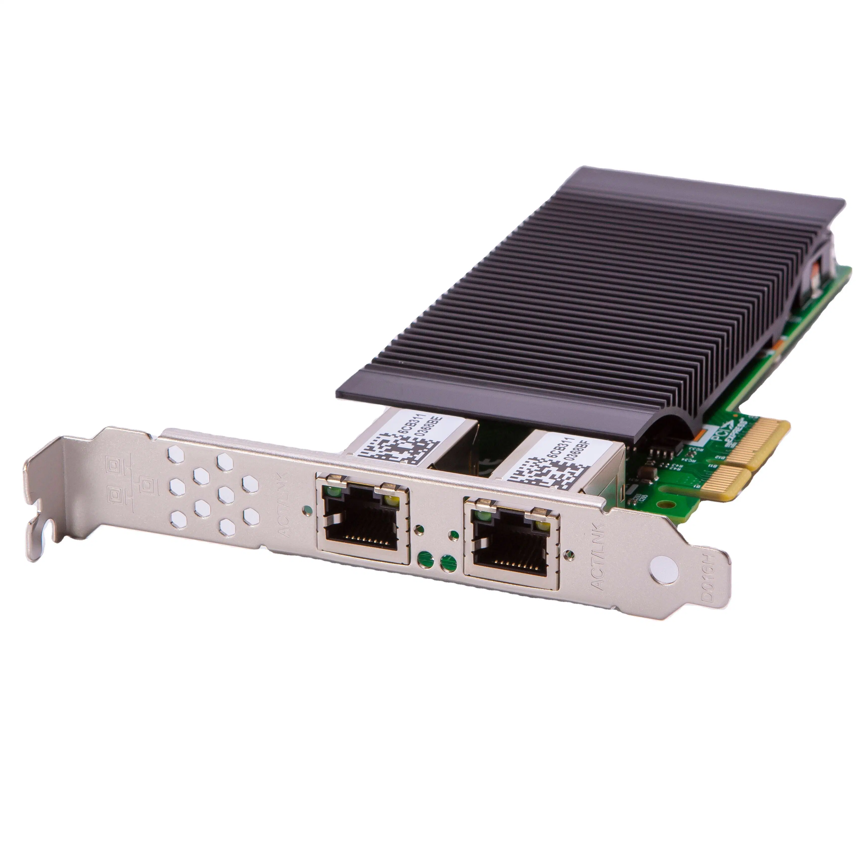 Network Card Pcie X4 2 Port 802.3at Poe+ Gigabit Vision Frame Grabber Card (Intel I350 Based)