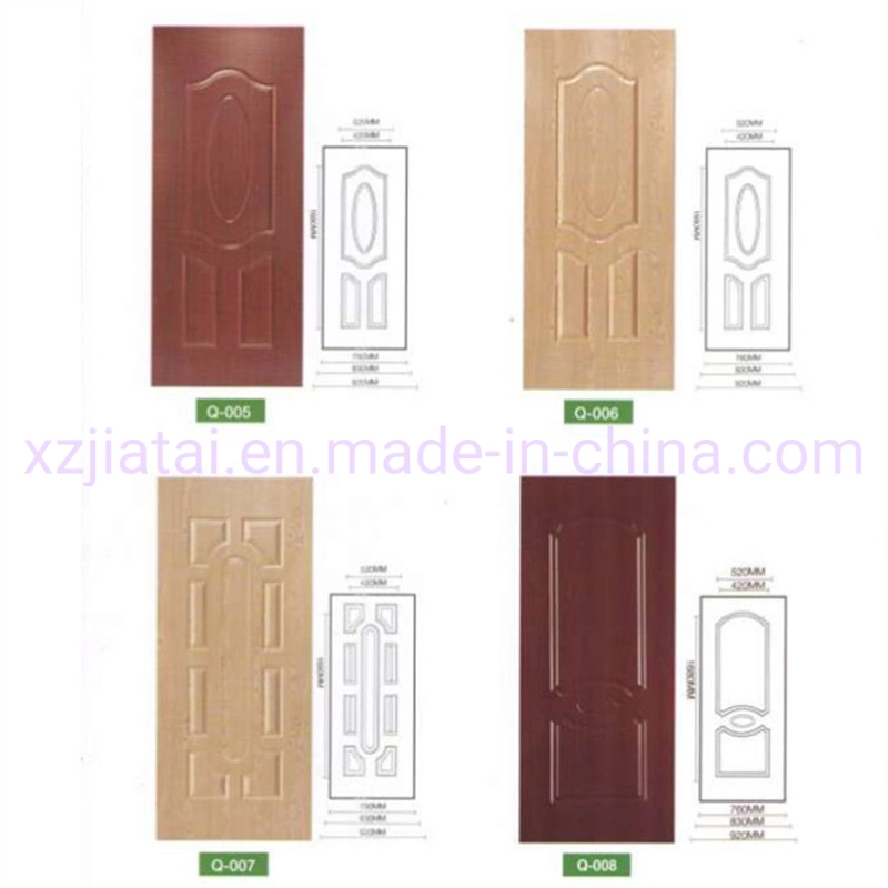 920*2150mm HDF melamine face moulded door skin