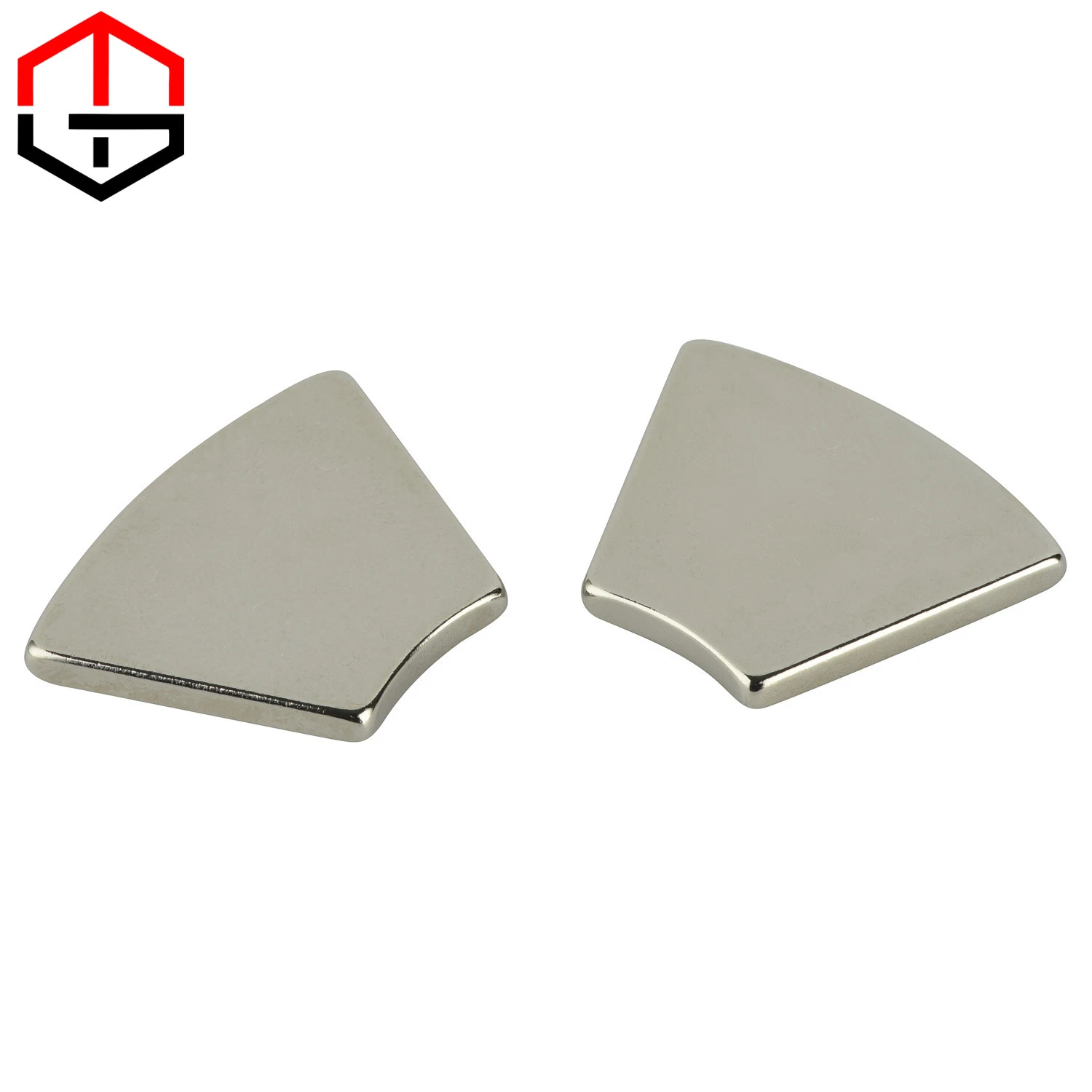 N40 Super Strong Arc Shaped Irregular Magnet for Rotors