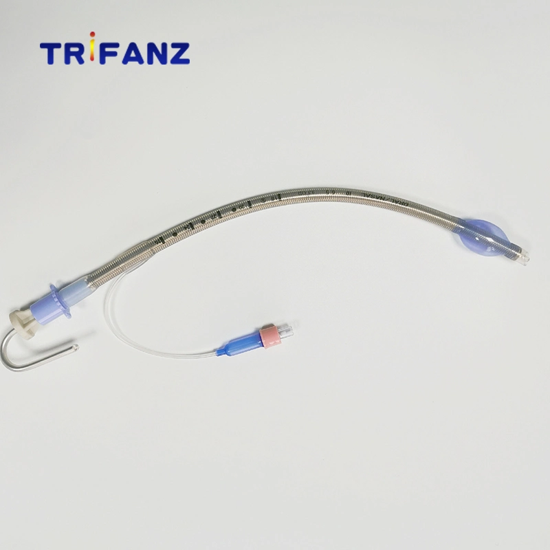 Fournitures pour hôpitaux tube endotrachéal en silicone à usage unique à revers