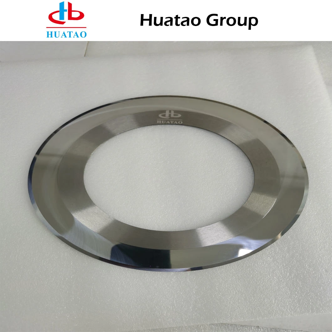 High Performance Tungsten Carbide ISO9001 Approved Huatao Cardboard Paperboard Fiberboard Cutting Round Knife