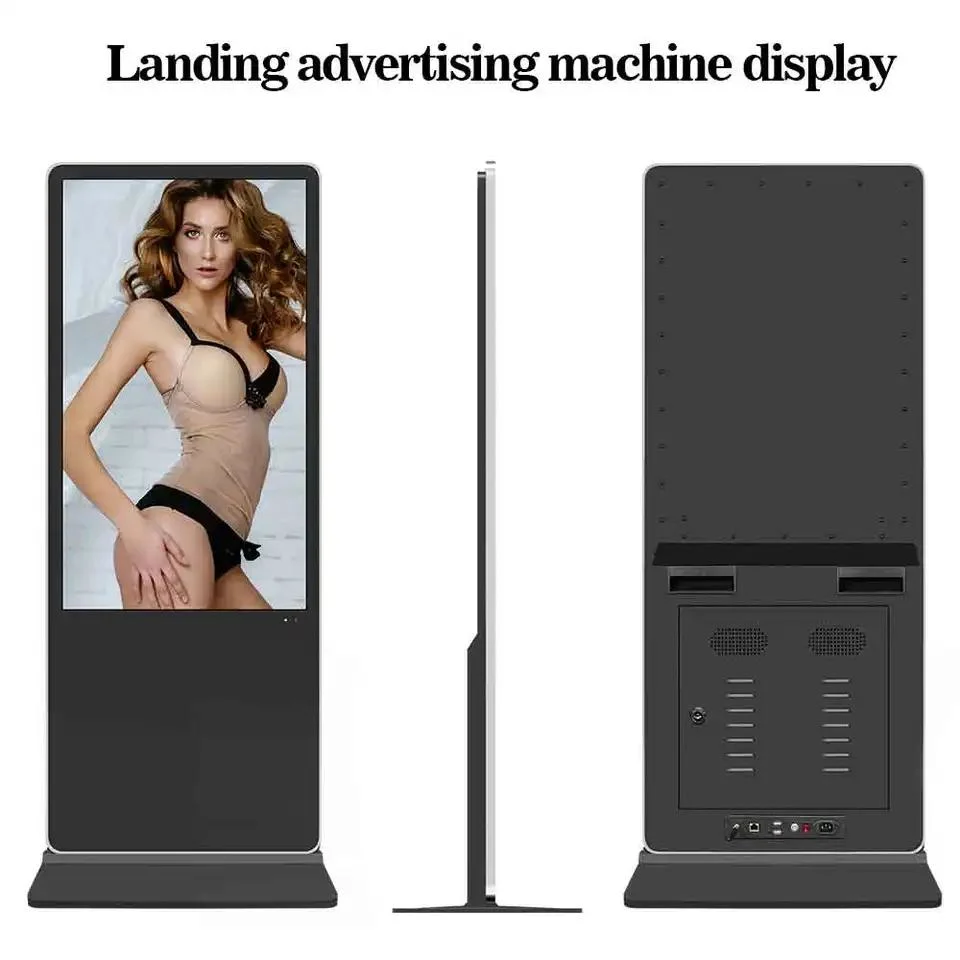 32 LCD Digital Signage Media Player Indoor Android Interactive Screen Advertising Display Floor Stand Totem