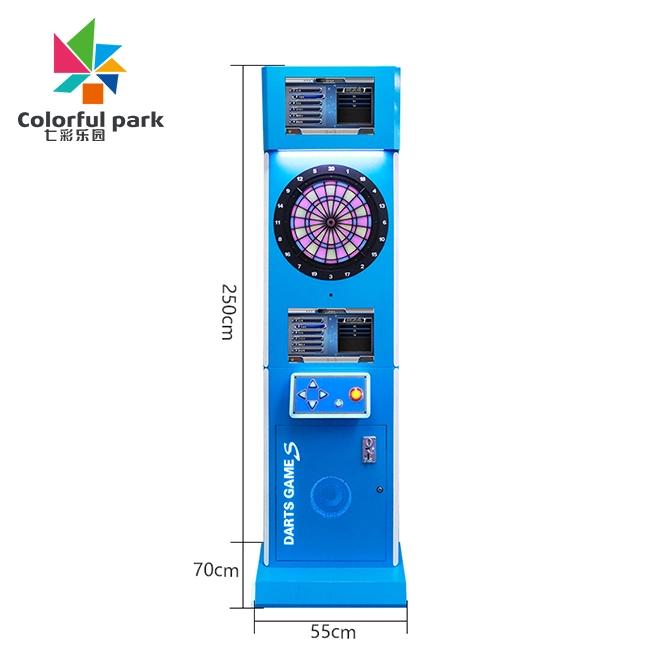 Heißer Verkauf Münze Betrieben Indoor Sport Amusement Arcade Electronic Dart Board Maschine mit Pfeil